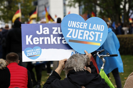 AfD-Demo gegen die die Regierungspolitik in der Energiekrise in Berlin