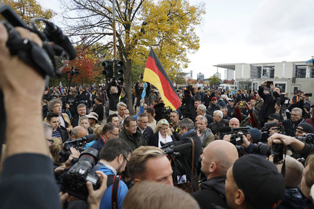 AfD-Demo gegen die die Regierungspolitik in der Energiekrise in Berlin