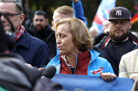 AfD-Demo gegen die die Regierungspolitik in der Energiekrise in Berlin