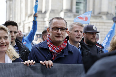 AfD-Demo gegen die die Regierungspolitik in der Energiekrise in Berlin