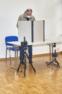Stimmabgabe zur Landtagswahl 2022 in Hannover