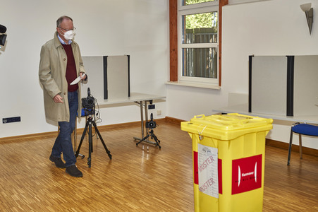 Stimmabgabe zur Landtagswahl 2022 in Hannover
