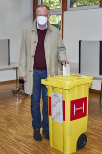 Stimmabgabe zur Landtagswahl 2022 in Hannover