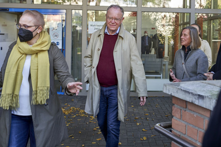 Stimmabgabe zur Landtagswahl 2022 in Hannover