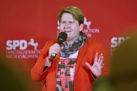 Wahlabend der niedersächsischen Landtagswahl 2022 in Hannover