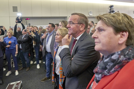 Wahlabend der niedersächsischen Landtagswahl 2022 in Hannover