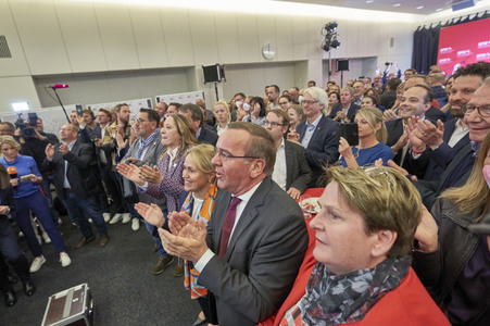 Wahlabend der niedersächsischen Landtagswahl 2022 in Hannover