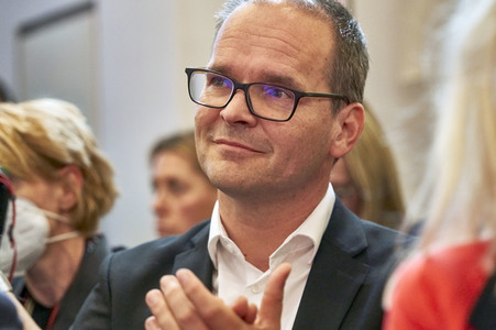 Wahlabend der niedersächsischen Landtagswahl 2022 in Hannover