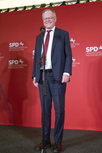 Wahlabend der niedersächsischen Landtagswahl 2022 in Hannover