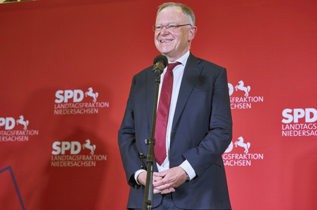 Wahlabend der niedersächsischen Landtagswahl 2022 in Hannover