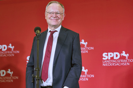 Wahlabend der niedersächsischen Landtagswahl 2022 in Hannover