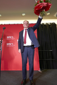 Wahlabend der niedersächsischen Landtagswahl 2022 in Hannover