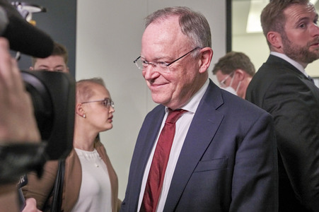 Wahlabend der niedersächsischen Landtagswahl 2022 in Hannover