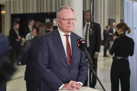 Wahlabend der niedersächsischen Landtagswahl 2022 in Hannover
