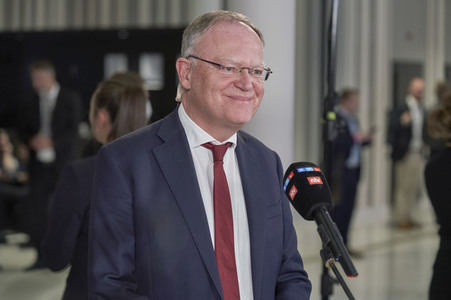 Wahlabend der niedersächsischen Landtagswahl 2022 in Hannover