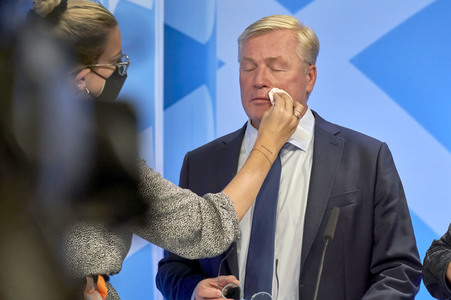 Wahlabend der niedersächsischen Landtagswahl 2022 in Hannover