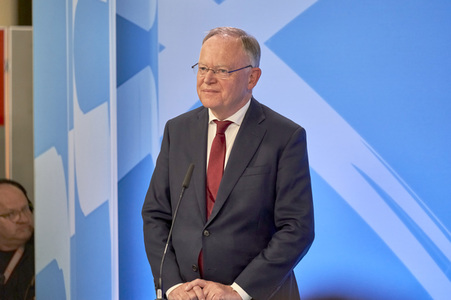 Wahlabend der niedersächsischen Landtagswahl 2022 in Hannover