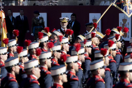 Militärparade zum spanischen Nationalfeiertag in Madrid