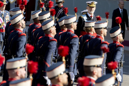 Militärparade zum spanischen Nationalfeiertag in Madrid