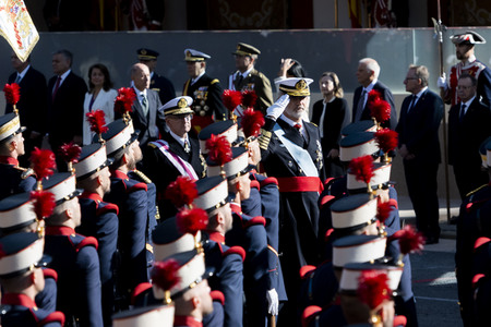 Militärparade zum spanischen Nationalfeiertag in Madrid