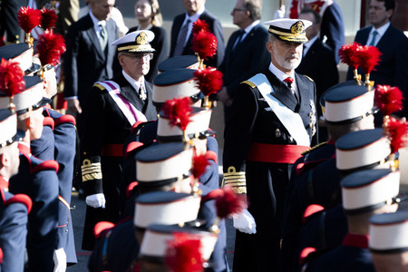 Militärparade zum spanischen Nationalfeiertag in Madrid