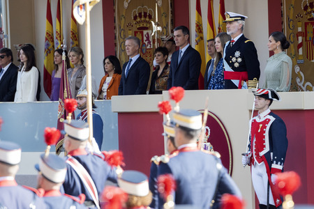 Militärparade zum spanischen Nationalfeiertag in Madrid