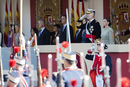 Militärparade zum spanischen Nationalfeiertag in Madrid