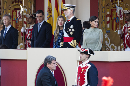 Militärparade zum spanischen Nationalfeiertag in Madrid