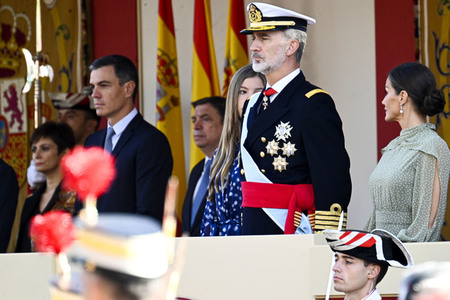 Militärparade zum spanischen Nationalfeiertag in Madrid