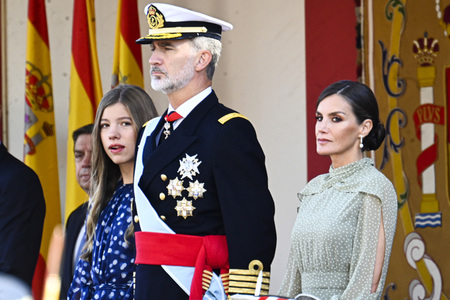 Militärparade zum spanischen Nationalfeiertag in Madrid