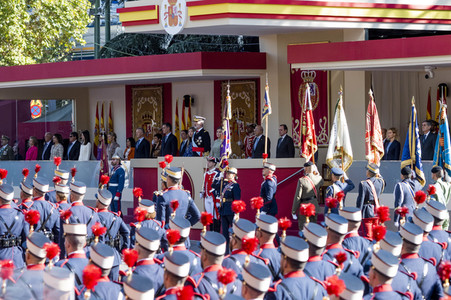 Militärparade zum spanischen Nationalfeiertag in Madrid