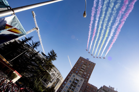 Militärparade zum spanischen Nationalfeiertag in Madrid