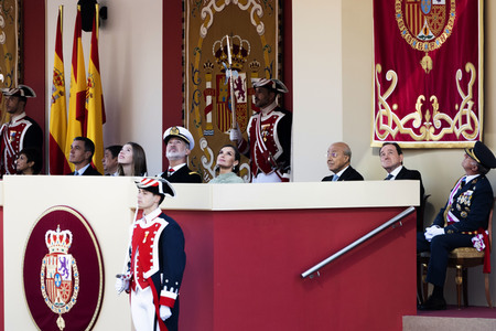 Militärparade zum spanischen Nationalfeiertag in Madrid