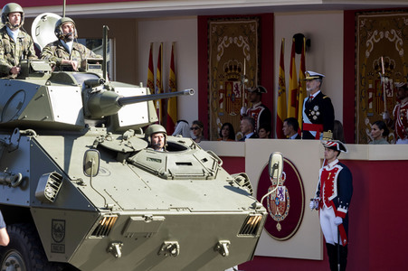 Militärparade zum spanischen Nationalfeiertag in Madrid