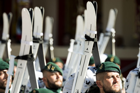 Militärparade zum spanischen Nationalfeiertag in Madrid