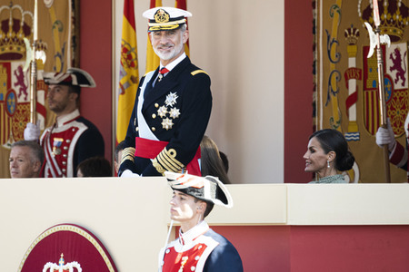 Militärparade zum spanischen Nationalfeiertag in Madrid
