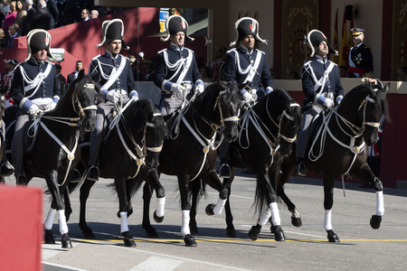 Militärparade zum spanischen Nationalfeiertag in Madrid