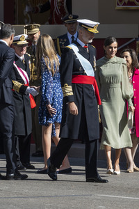 Militärparade zum spanischen Nationalfeiertag in Madrid