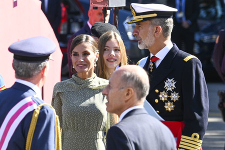 Militärparade zum spanischen Nationalfeiertag in Madrid