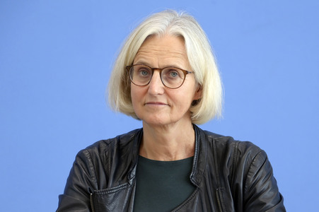 Regierungspressekonferenz in Berlin