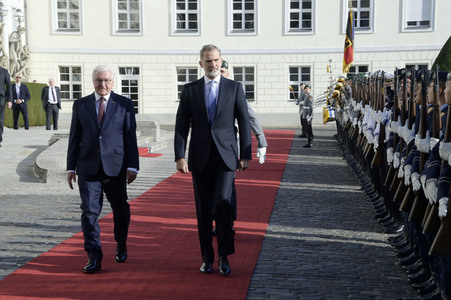 Empfang von König Felipe VI. und Königin Letizia von Spanien beim Bundespräsidenten in Berlin