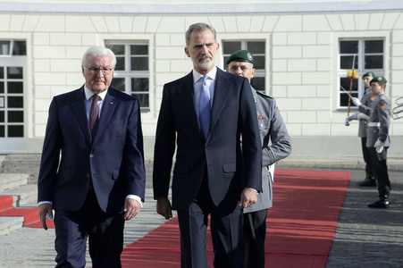 Empfang von König Felipe VI. und Königin Letizia von Spanien beim Bundespräsidenten in Berlin