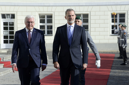 Empfang von König Felipe VI. und Königin Letizia von Spanien beim Bundespräsidenten in Berlin