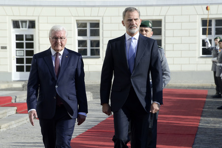 Empfang von König Felipe VI. und Königin Letizia von Spanien beim Bundespräsidenten in Berlin