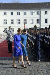 Empfang von König Felipe VI. und Königin Letizia von Spanien beim Bundespräsidenten in Berlin
