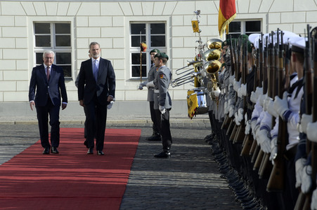 Empfang von König Felipe VI. und Königin Letizia von Spanien beim Bundespräsidenten in Berlin