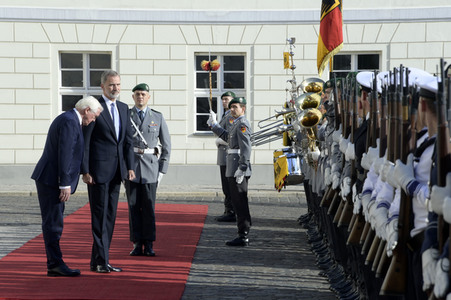 Empfang von König Felipe VI. und Königin Letizia von Spanien beim Bundespräsidenten in Berlin