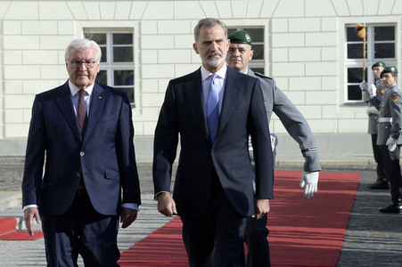 Empfang von König Felipe VI. und Königin Letizia von Spanien beim Bundespräsidenten in Berlin
