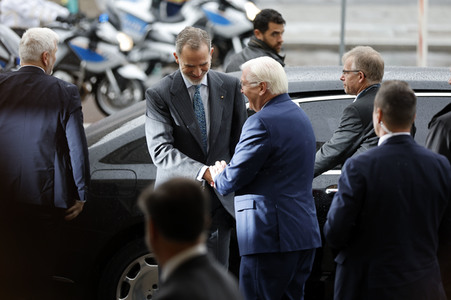 Bundespräsident Steinmeier und König Felipe VI. beim Deutsch-Spanischen Forum in Berlin