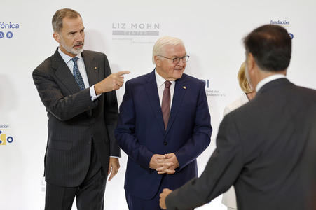 Bundespräsident Steinmeier und König Felipe VI. beim Deutsch-Spanischen Forum in Berlin